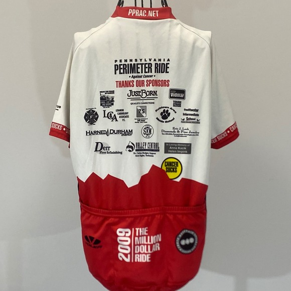 Voler Cycling Jersey Pennsylvania Perimeter Ride Against Cancer 2009 L - Picture 2 of 3